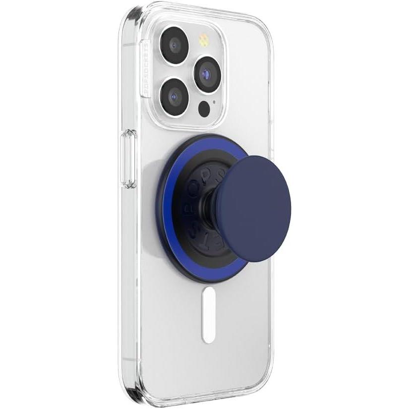 imagePopSockets Phone Grip with Expanding Kickstand Adhesive Grip Neo NoirBasic Naval