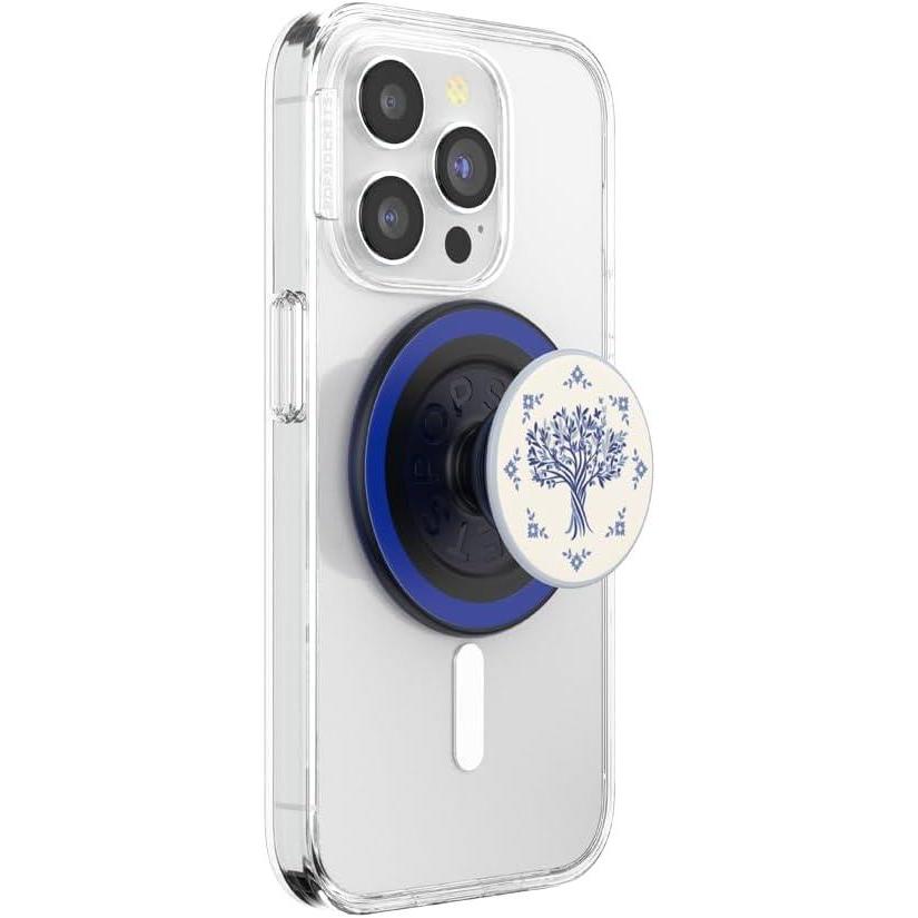 imagePopSockets Phone Grip with Expanding Kickstand Adhesive Grip Neo NoirOlive Tree