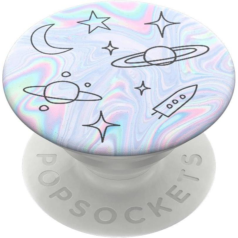 imagePopSockets Phone Grip with Expanding Kickstand Adhesive Grip Space DoodlePopGrip