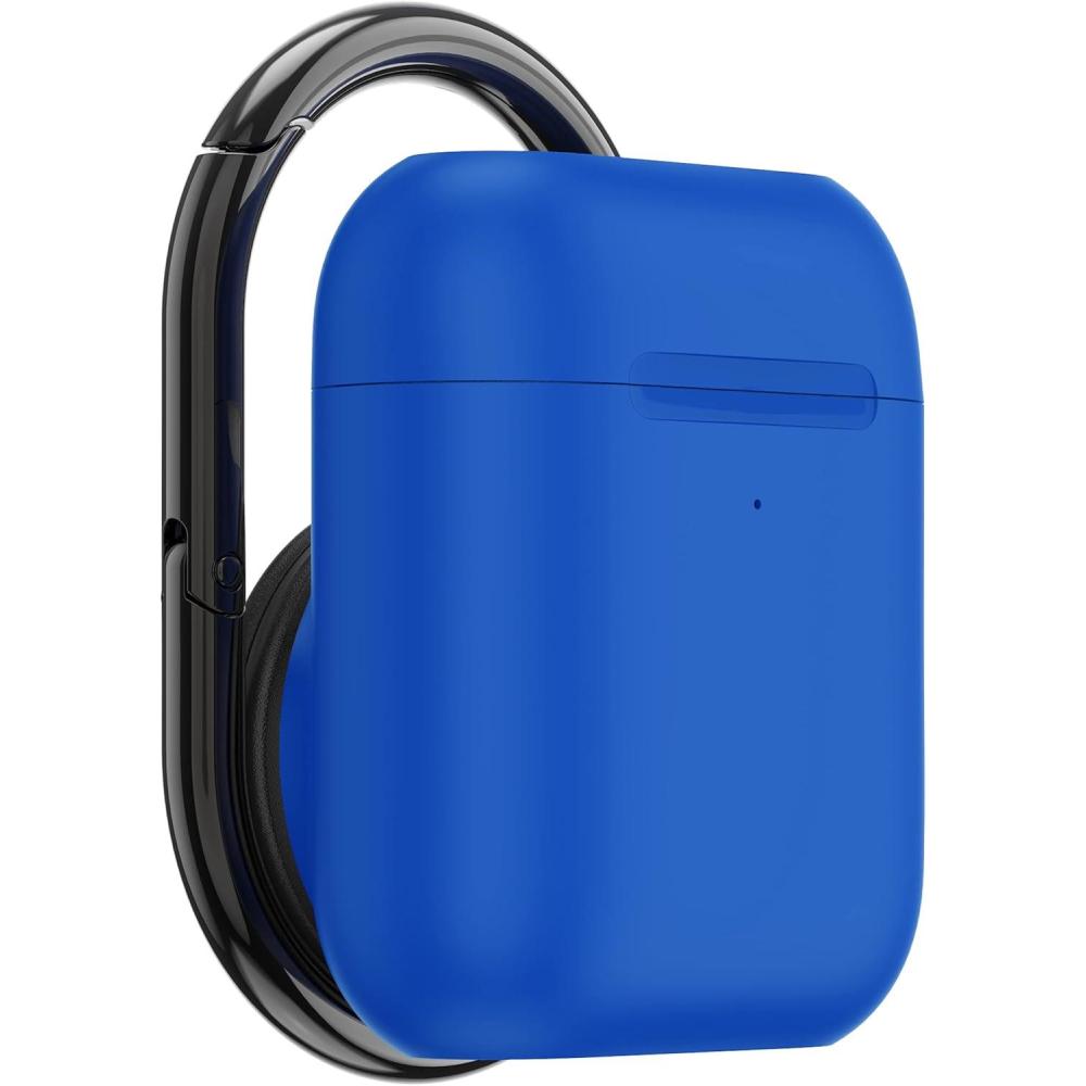 imagePopSockets PopGrip AirPods Holder  PopChain 2 Swappable Grip and AirPods Holder for Phones and Tablets  Cobalt BlueCobalt Blue