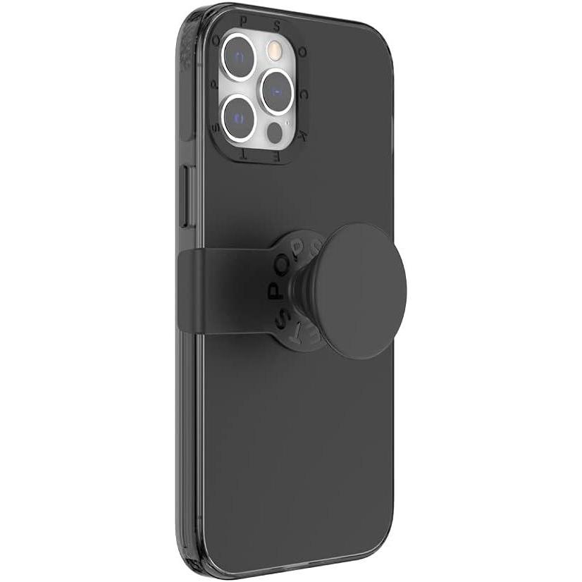 imagePopSockets iPhone 12 Pro Max Case with Phone Grip and Slide Phone Case for iPhone 12 Pro Max  SpearmintBlack