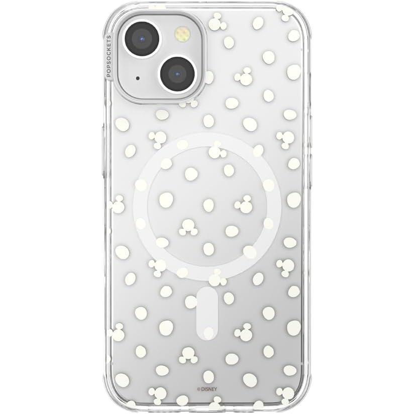 imagePopSockets iPhone 14 Pro Max Case with Phone Grip and Slide Compatible with MagSafe Phone Case for iPhone 14 Pro Max Wireless Charging Compatible Disney Classics  Mickey CheckMickey Polka Dot