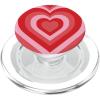 imageAesthetic Red Pink Coffee Latte Love Heart Groovy Girly PopSockets Adhesive PopGripMagnetic PopGrip