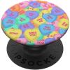 imageCute Girls Valentines Day Cute Candy Heart Sayings Pattern PopSockets Standard PopGripStandard