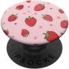 imageCute Pink Strawberry PopSockets Adhesive PopGripAdhesive PopGrip