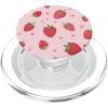imageCute Pink Strawberry PopSockets Adhesive PopGripMagnetic PopGrip