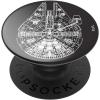 imagePopSockets Phone Grip with Expanding Kickstand Adhesive Grip  Millenium Falcon Aluminum