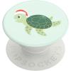 imagePopSockets Phone Grip with Expanding Kickstand Adhesive Grip  Santa Turtle