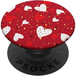 Cute Valentines Day Hearts Day Cupid Love PopSockets MagSafe PopGrip for iPhone(Standard)