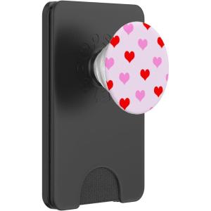 Heart Pattern Valentines Day PopSockets Adhesive PopGrip(Magnetic PopWallet)