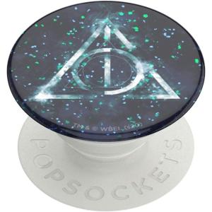​​​​PopSockets Phone Grip with Expanding Kickstand, Adhesive Grip – Glitter Deathly Hallows(Glitter Deathly Hallows)