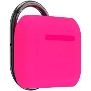 PopSockets PopGrip AirPods Pro Holder + PopChain 2: Swappable Grip and AirPods Holder for Phones and Tablets – Neon PinkNeon Pink