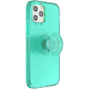 PopSockets iPhone 12/ 12 Pro Case with Repositionable Slide Grip and Compatible with MagSafe -Abstract(Spearmint)