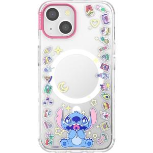 PopSockets iPhone 16 Pro Case Compatible with MagSafe, Phone Case for iPhone 16 Pro, Wireless Charging Compatible, Case Only – Mickey Polka Dot(Stitch Snack Attack)