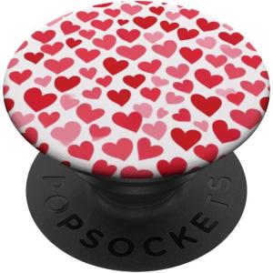Red Hearts PopSockets Adhesive PopGrip(Adhesive PopGrip)