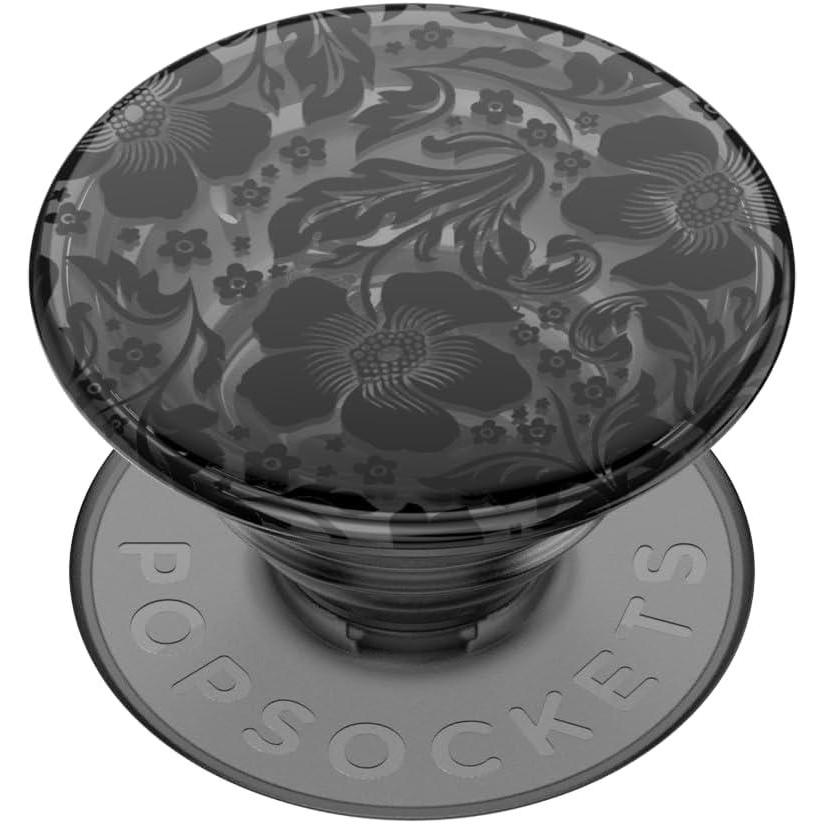 imagePopSockets Phone Grip for MagSafe Magnetic Holder Phone Stand Black  ThermocromaticBlack Lace