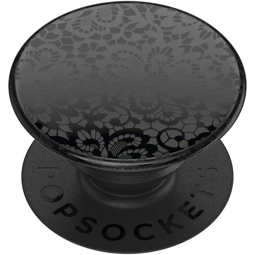 imagePopSockets Phone Grip for MagSafe Magnetic Holder Phone Stand Black ThermocromaticLace Noir