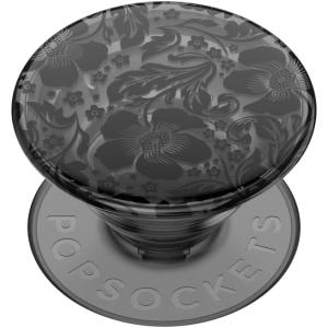 PopSockets Phone Grip for MagSafe, Magnetic Holder, Phone Stand, Black – Thermocromatic(Black Lace)