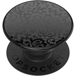 PopSockets Phone Grip for MagSafe, Magnetic Holder, Phone Stand, Black – Thermocromatic(Lace Noir)