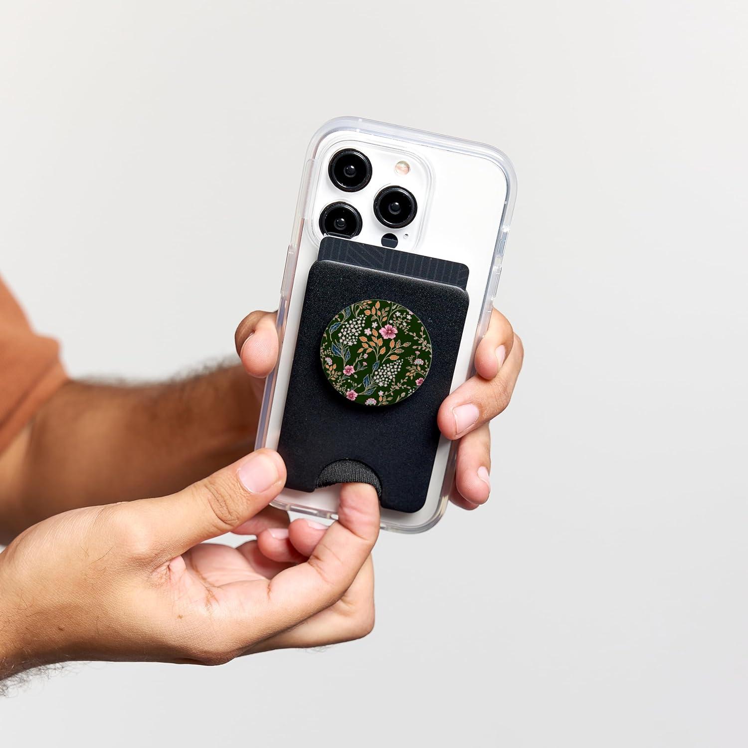 imagePopSockets Floral Phone Grip amp Stand Midnight Meadow PopSockets Adhesive PopGripMagnetic PopWallet