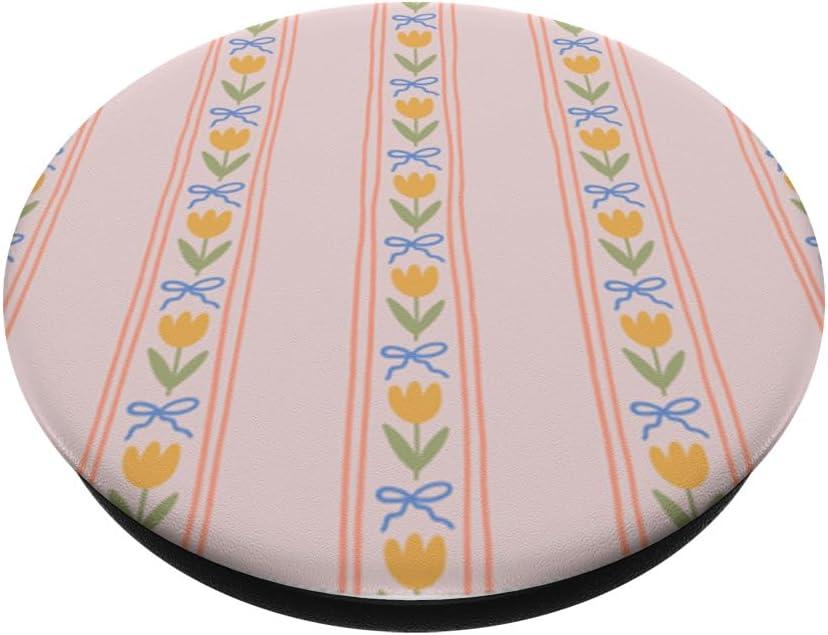 imagePopSockets Floral Phone Grip amp Stand Ribbon amp Bloom PopSockets Adhesive PopGripAdhesive PopGrip