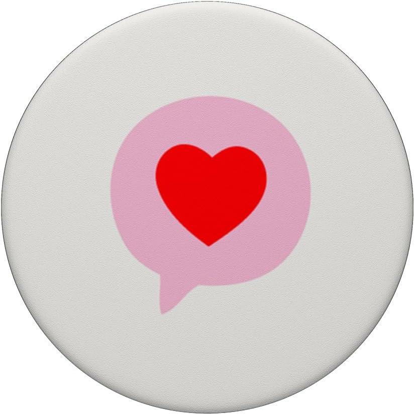 imagePopSockets Heart Phone Grip Send Love PopSockets Adhesive PopGripAdhesive PopGrip