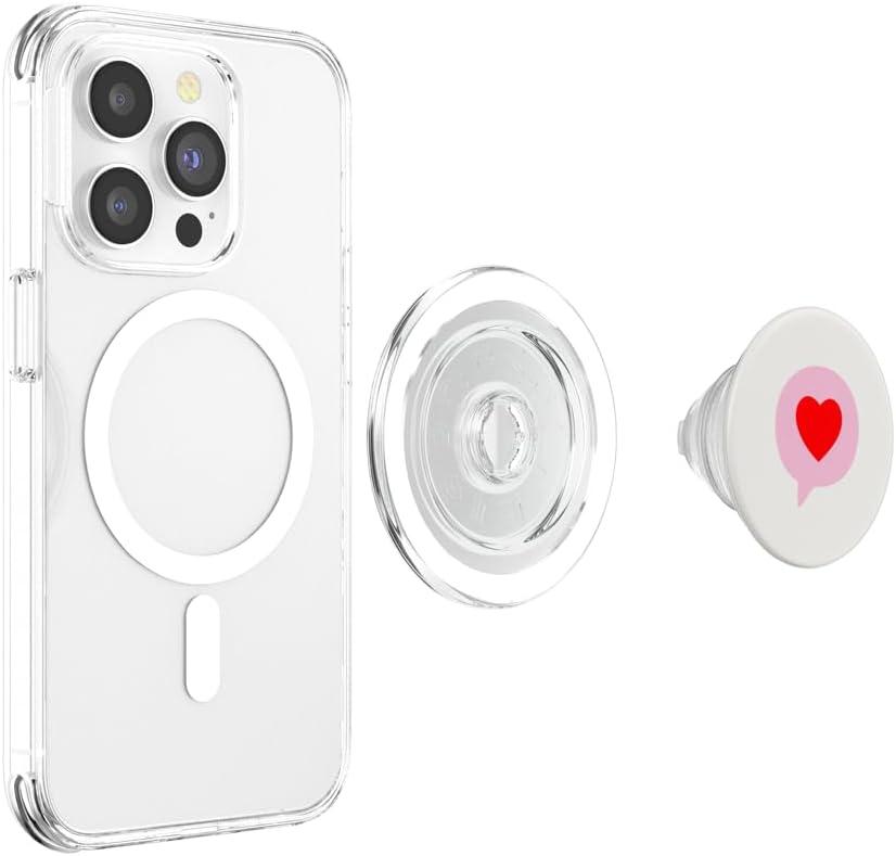 imagePopSockets Heart Phone Grip Send Love PopSockets Adhesive PopGripMagnetic PopGrip