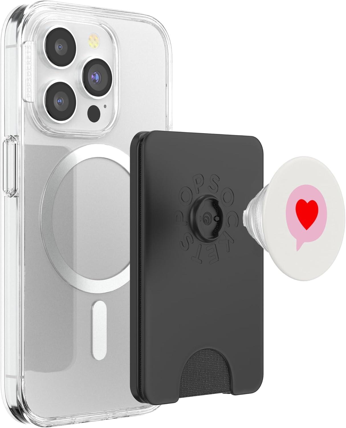 imagePopSockets Heart Phone Grip Send Love PopSockets Adhesive PopGripMagnetic PopWallet