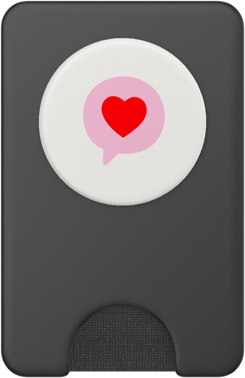 imagePopSockets Heart Phone Grip Send Love PopSockets Adhesive PopGripMagnetic PopWallet
