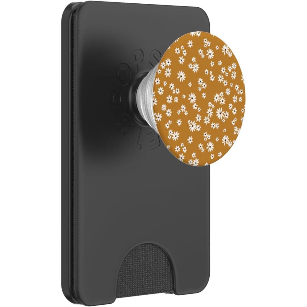 imagePopSockets Floral Phone Grip amp Stand  Golden Daisy PopSockets Adhesive PopGripMagnetic PopWallet
