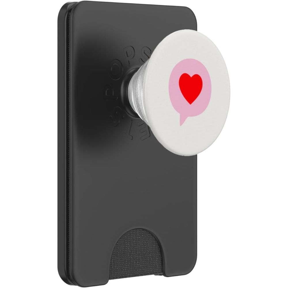 imagePopSockets Heart Phone Grip Send Love PopSockets Adhesive PopGripMagnetic PopWallet