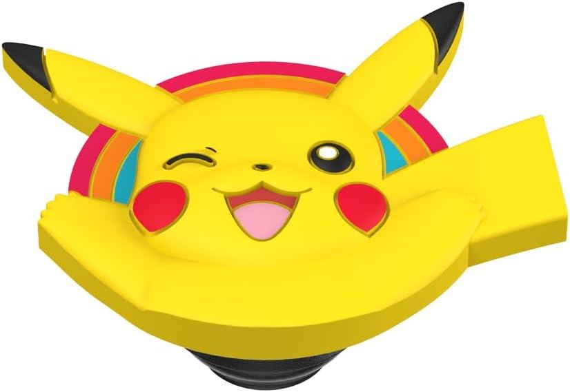 imagePopSockets PopGrip for MagSafe Magnetic Phone Grip amp Stand Swappable Top Secure Grip for iPhone MagSafe Cases Kickstand for HandsFree Viewing Wireless Charging Compatible Ghost GengarPikachu PopOut