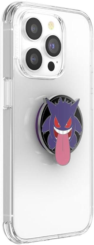 imagePopSockets PopGrip for MagSafe Magnetic Phone Grip amp Stand Swappable Top Secure Grip for iPhone MagSafe Cases Kickstand for HandsFree Viewing Wireless Charging Compatible Ghost GengarGengar Night