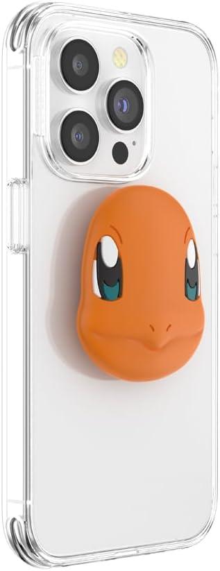 imagePopSockets PopGrip for MagSafe Magnetic Phone Grip amp Stand Swappable Top Secure Grip for iPhone MagSafe Cases Kickstand for HandsFree Viewing Wireless Charging Compatible Ghost GengarCharmander Face