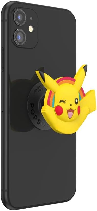 imagePopSockets PopGrip for MagSafe Magnetic Phone Grip amp Stand Swappable Top Secure Grip for iPhone MagSafe Cases Kickstand for HandsFree Viewing Wireless Charging Compatible Ghost GengarPikachu PopOut
