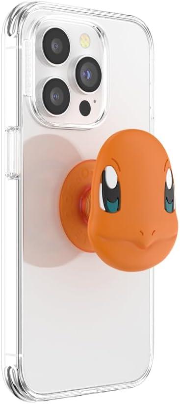 imagePopSockets PopGrip for MagSafe Magnetic Phone Grip amp Stand Swappable Top Secure Grip for iPhone MagSafe Cases Kickstand for HandsFree Viewing Wireless Charging Compatible Ghost GengarCharmander Face