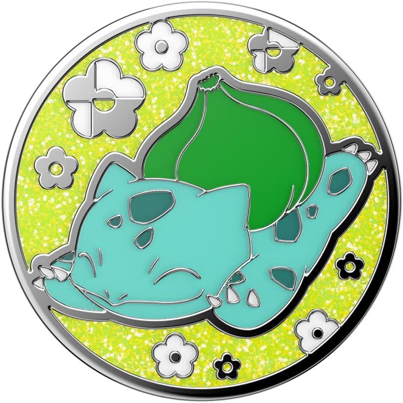 imagePopSockets PopGrip for MagSafe Magnetic Phone Grip amp Stand Swappable Top Secure Grip for iPhone MagSafe Cases Kickstand for HandsFree Viewing Wireless Charging Compatible Ghost GengarBulbasaur Nap