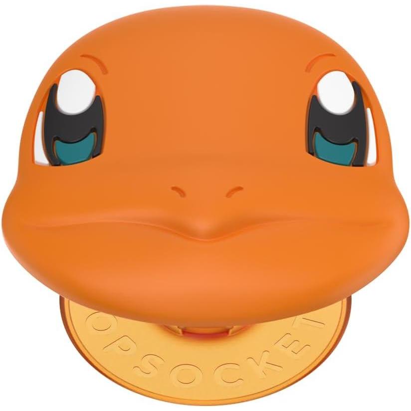 imagePopSockets PopGrip for MagSafe Magnetic Phone Grip amp Stand Swappable Top Secure Grip for iPhone MagSafe Cases Kickstand for HandsFree Viewing Wireless Charging Compatible Ghost GengarCharmander Face