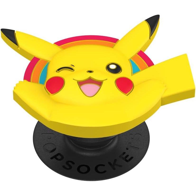 imagePopSockets PopGrip for MagSafe Magnetic Phone Grip amp Stand Swappable Top Secure Grip for iPhone MagSafe Cases Kickstand for HandsFree Viewing Wireless Charging Compatible Ghost GengarPikachu PopOut