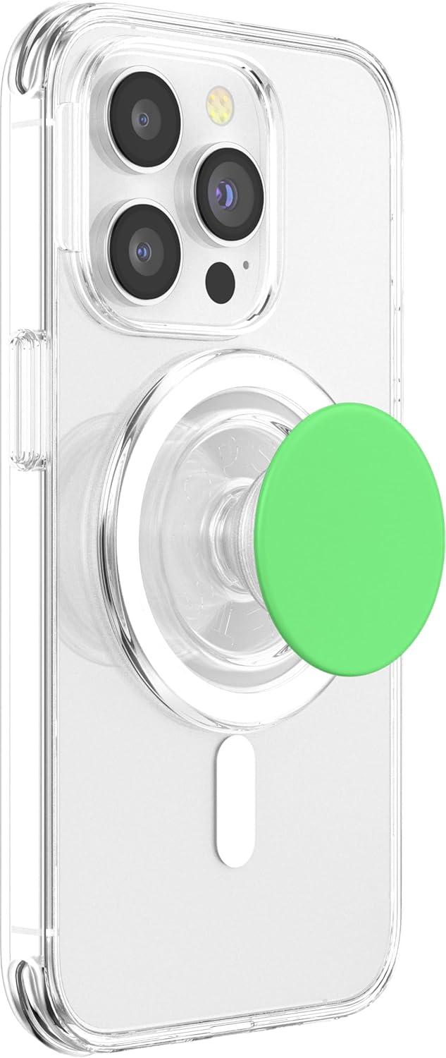 imagePopSockets Phone Grip Bright Green PopSockets PopGrip for MagSafeMagnetic PopGrip