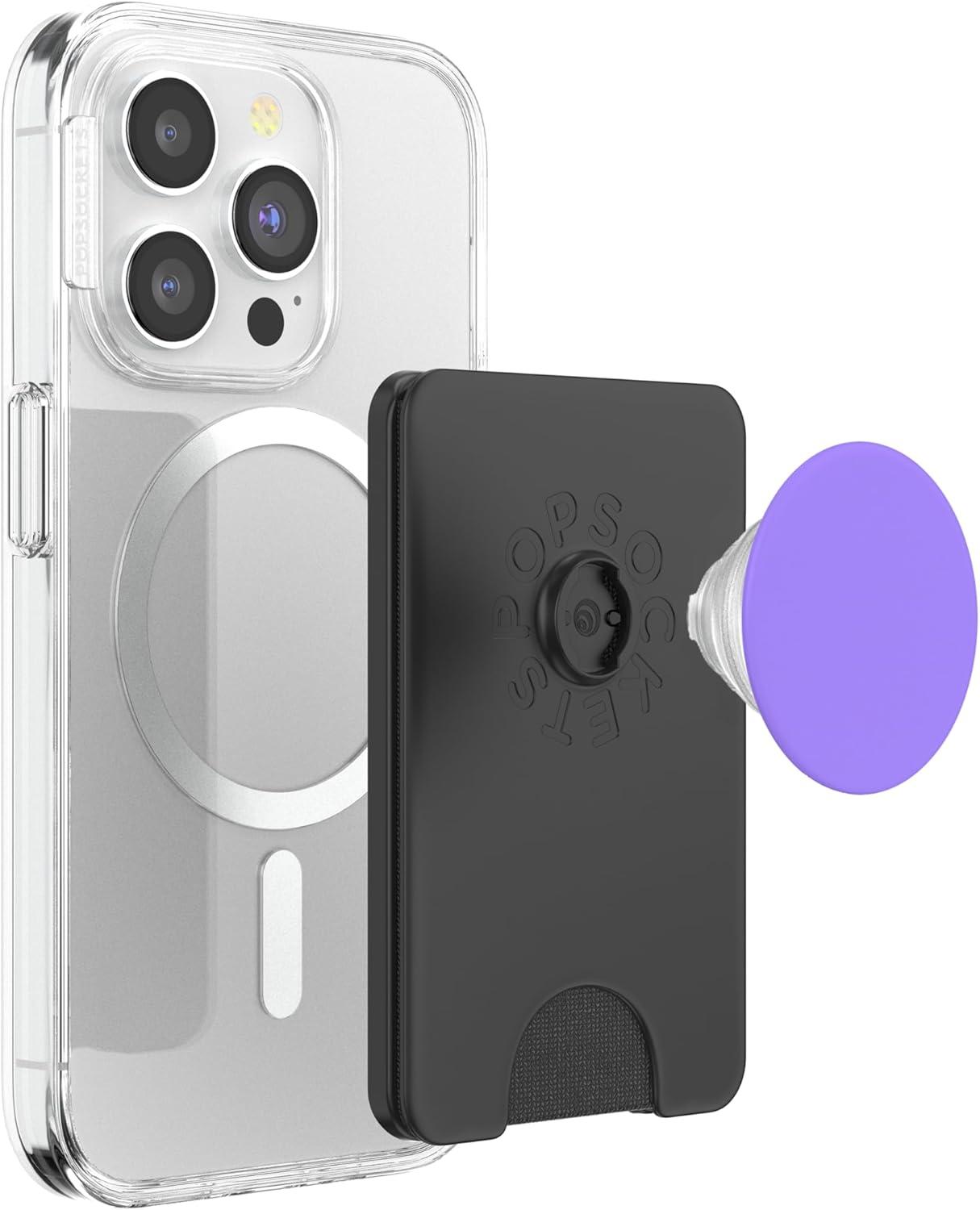 imagePopSockets Phone Grip True Purple PopSockets PopGrip for MagSafeMagnetic PopWallet