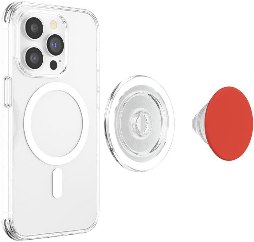 imagePopSockets Phone Grip True Red PopSockets PopGrip for MagSafeMagnetic PopGrip
