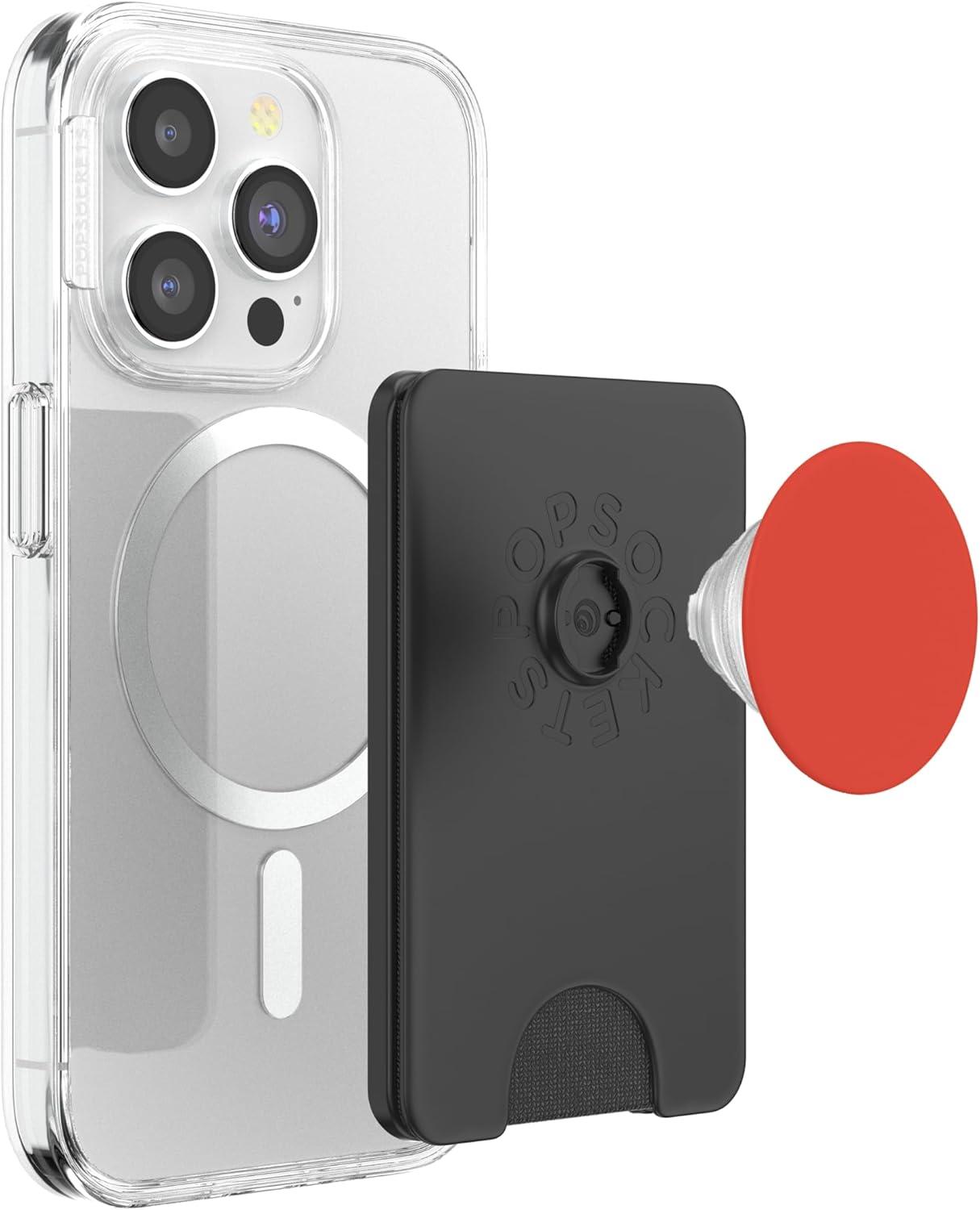 imagePopSockets Phone Grip True Red PopSockets PopGrip for MagSafeMagnetic PopWallet