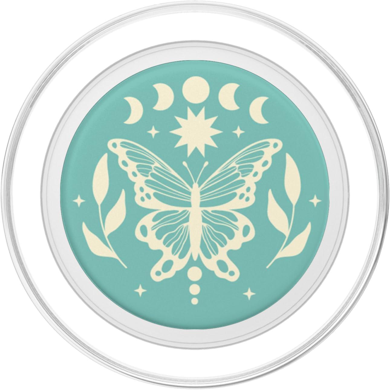 imagePopSockets Celestial Phone Grip Moonlight Wings PopSockets PopGrip for MagSafeMagnetic PopGrip