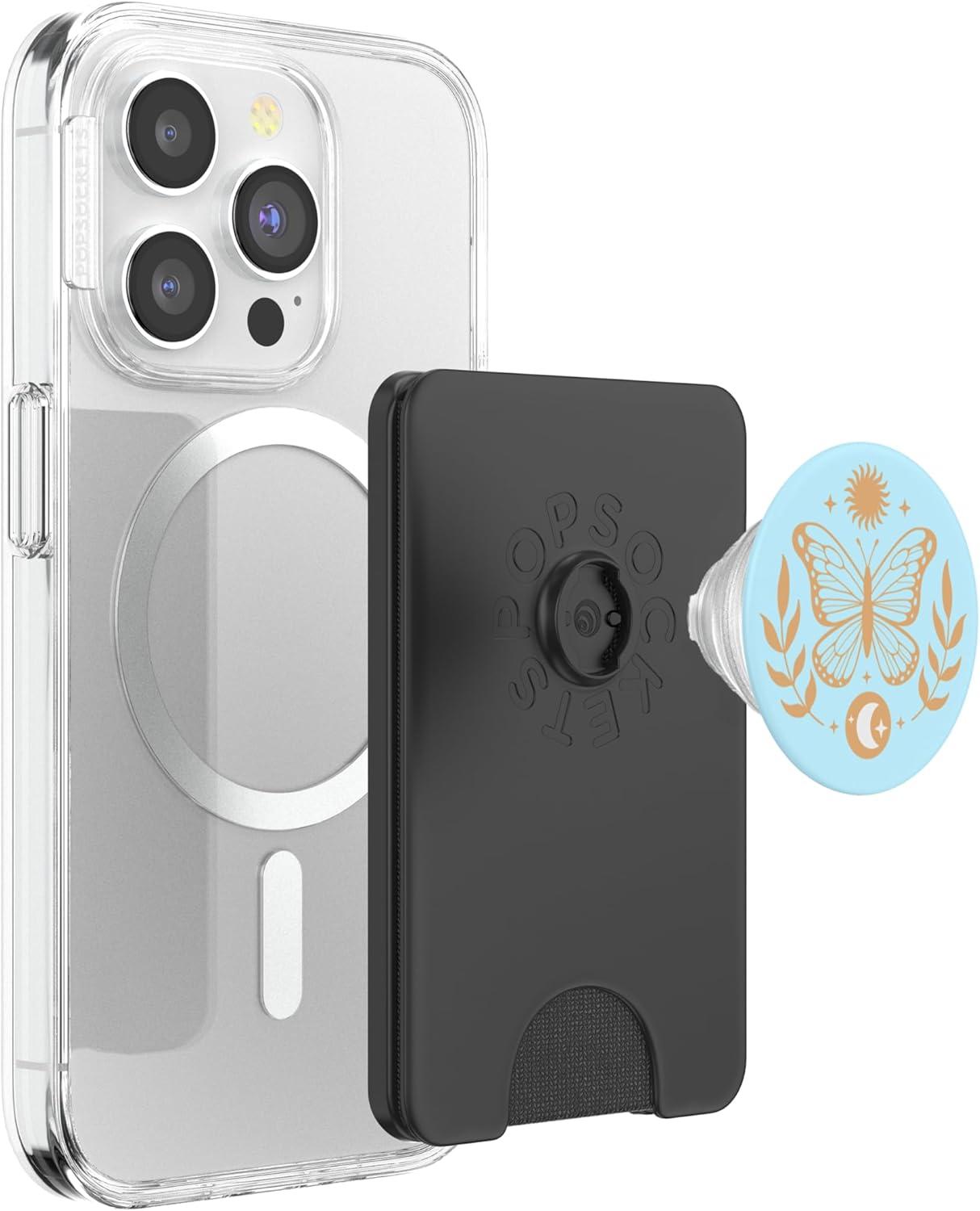 imagePopSockets Celestial Phone Grip Sun amp Moon Butterfly PopSockets PopGrip for MagSafeMagnetic PopWallet