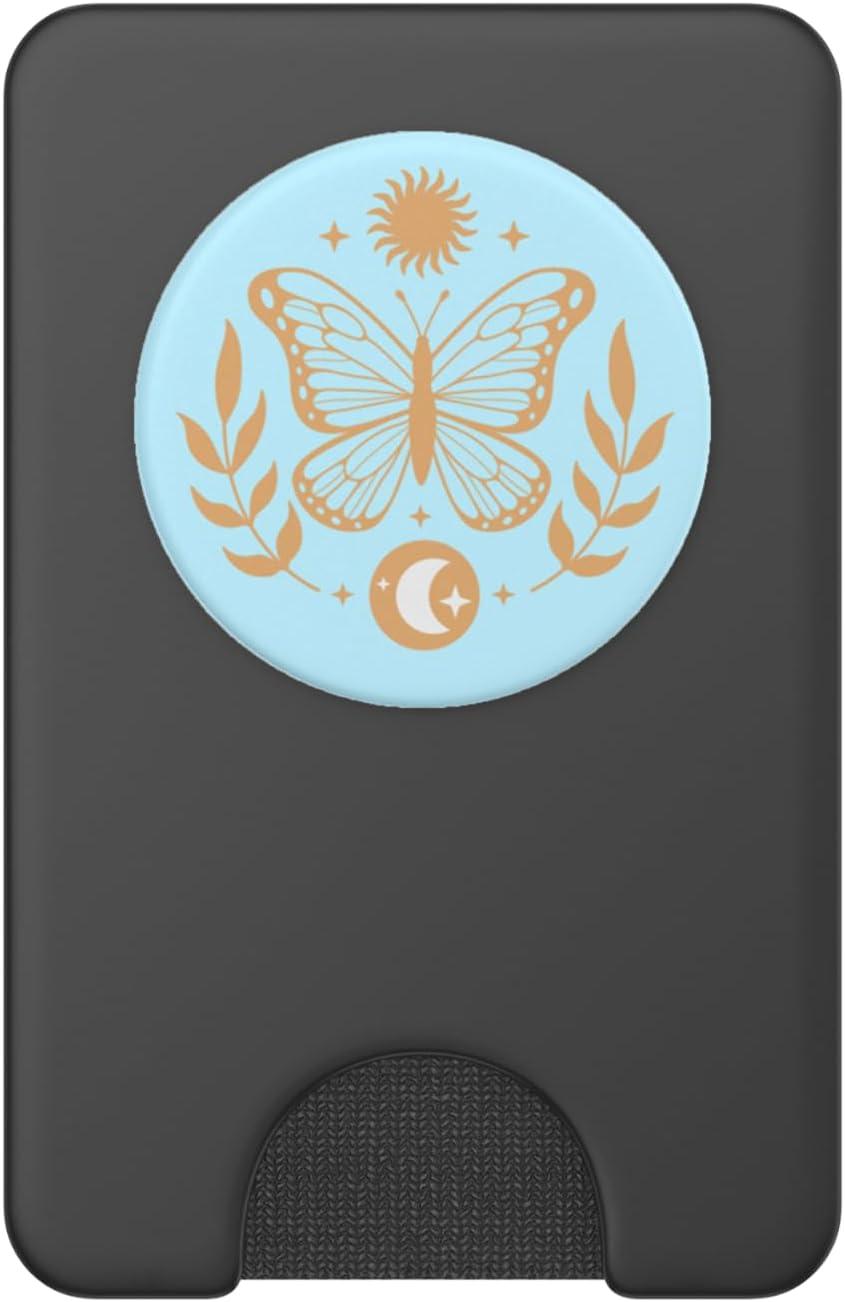 imagePopSockets Celestial Phone Grip Sun amp Moon Butterfly PopSockets PopGrip for MagSafeMagnetic PopWallet