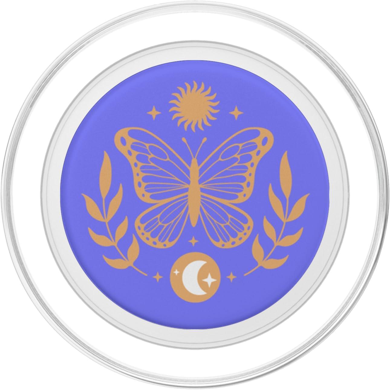 imagePopSockets Celestial Phone Grip Twilight Butterfly PopSockets PopGrip for MagSafeMagnetic PopGrip