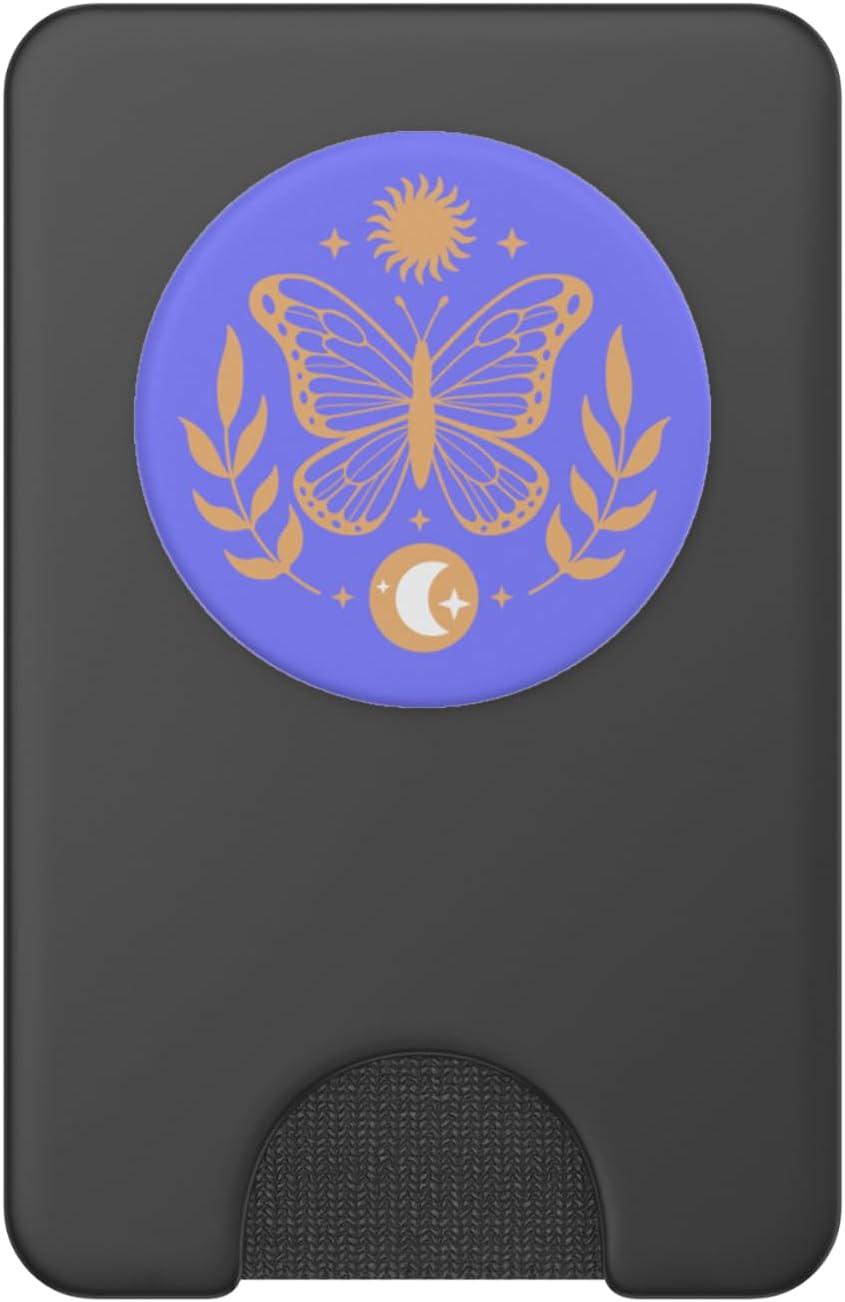 imagePopSockets Celestial Phone Grip Twilight Butterfly PopSockets PopGrip for MagSafeMagnetic PopWallet