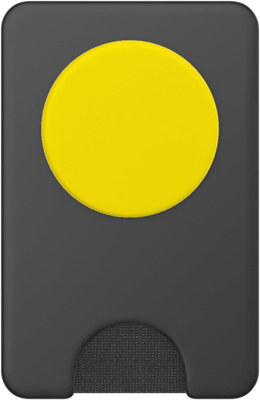 imagePopSockets Phone Grip Classic Yellow PopSockets PopGrip for MagSafeMagnetic PopWallet