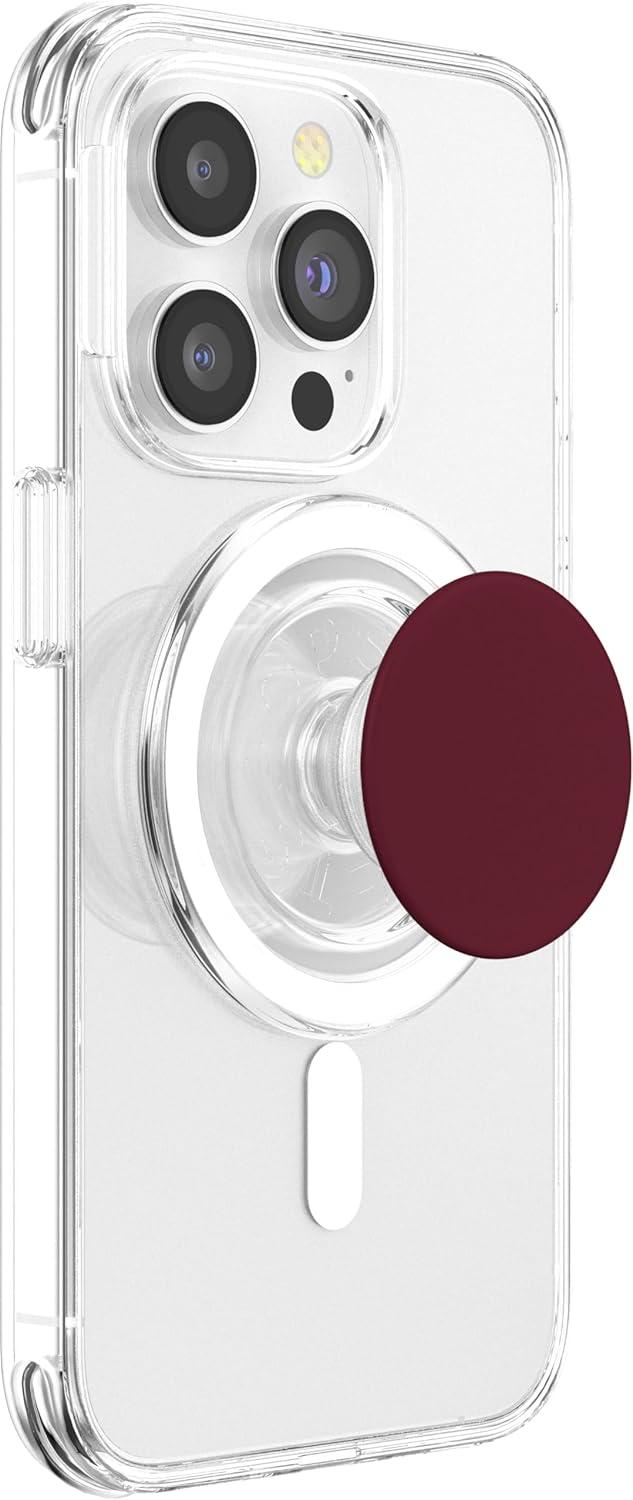 imagePopSockets Phone Grip Maroon PopSockets PopGrip for MagSafeMagnetic PopGrip